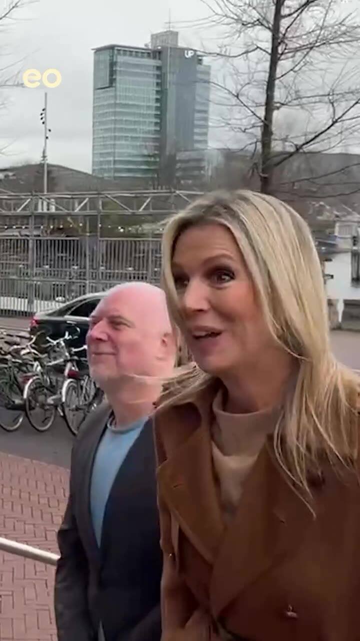 El elegante look de la reina Máxima