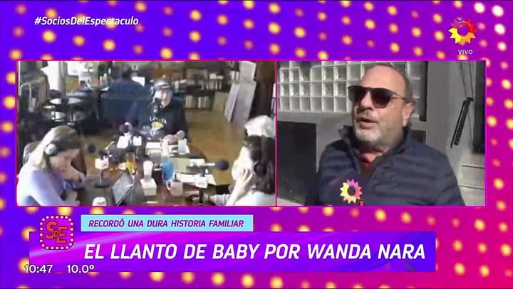 El llanto de Baby Etchecopar al contar la enfermedad que tuvo su hijo: “Me enteré en mi programa”