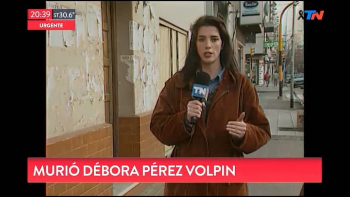 El recuerdo de la despedida de El Trece de Débora Pérez Volpin (Fuente: TN)