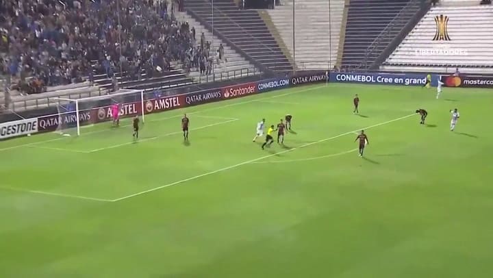 El increíble error del arquero de Palestino en el partido ante Alianza Lima - Fuente: Copa Libertado