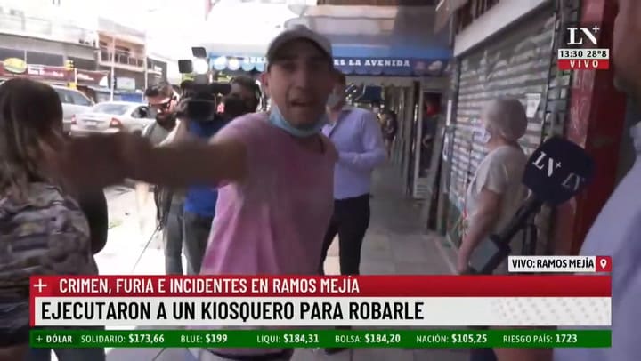 Nuevo robo a metros del lugar del crimen del quiosquero. Inseguridad en Ramos Mejía