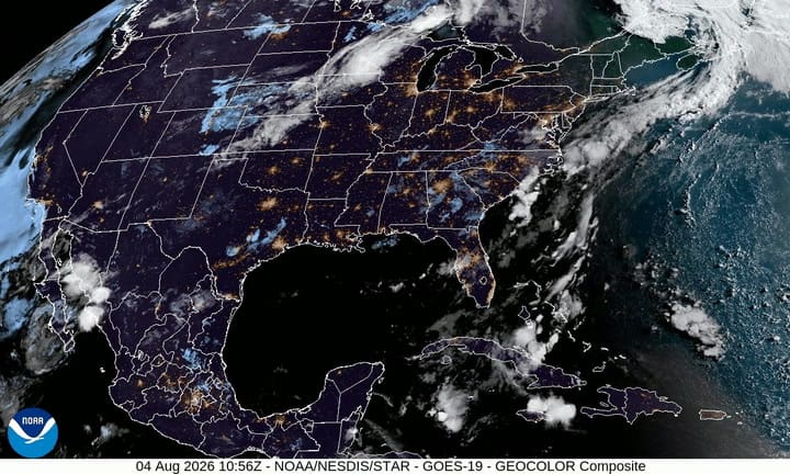Satélite De La NOAA Hoy