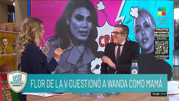 El momento en que Sergio Lapegüe dejó su programa