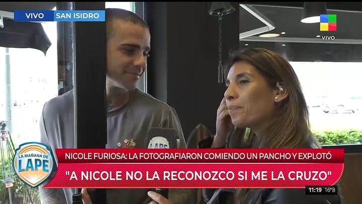 La palabra del dueño de la panchería tras el escándalo con Nicole Neumann