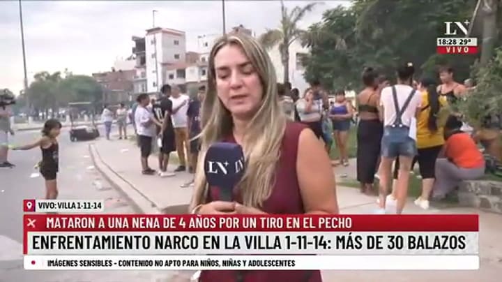 Enfrentamiento narco en la villa 1-11-14: más de 30 balazos