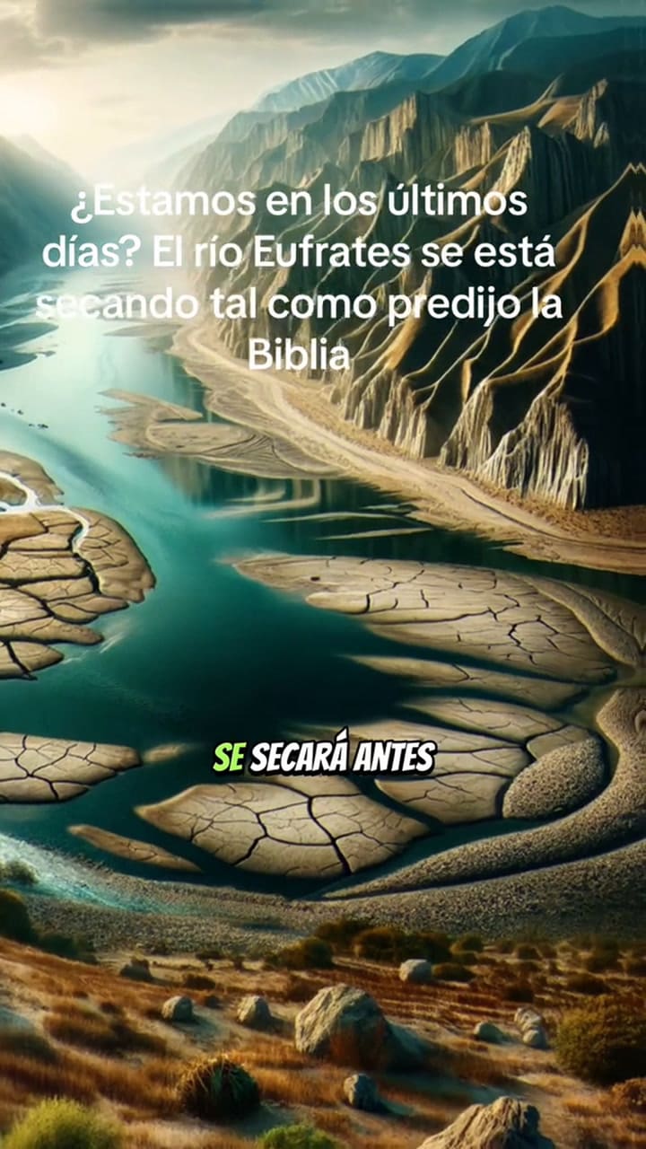 ¿Por qué se cree que se está cumpliendo la profesía sobre el río Éufrates?