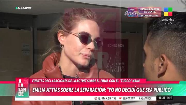El testimonio de Emilia Attias tras su separacion