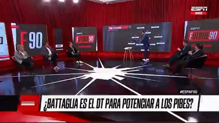 Sebastián Vignolo criticó una decisión de Sebastián Battaglia: “No estoy de acuerdo”