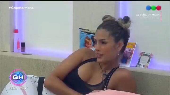 Romina rompió en llanto