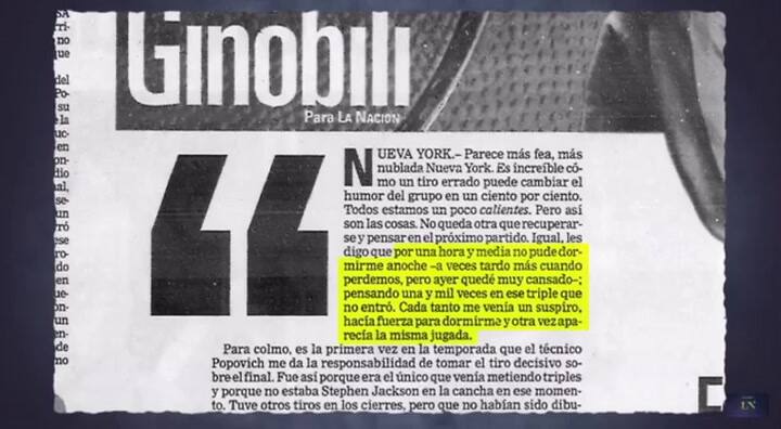 La primera columna de Manu en LA NACION