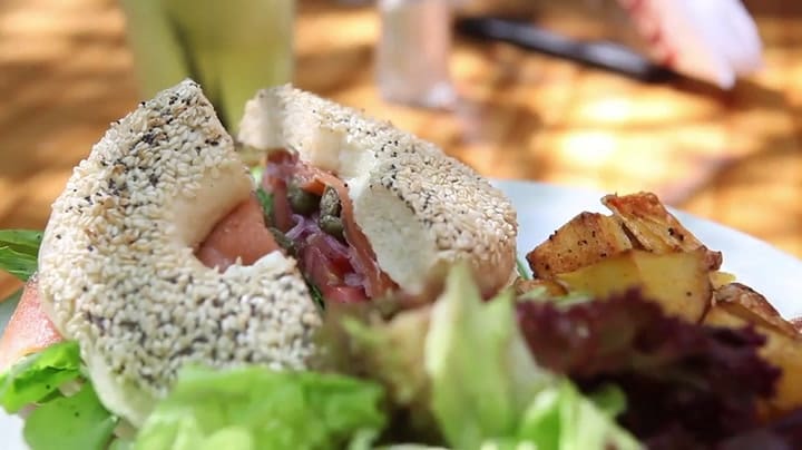 4 Lugares para comer al aire libre