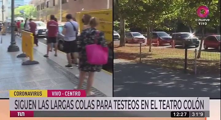 Un movilero de desmayó en plena nota