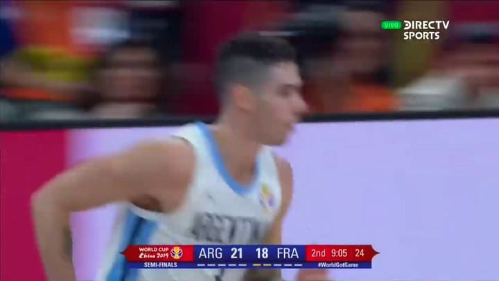 Gran acción individual de Luca Vildoza