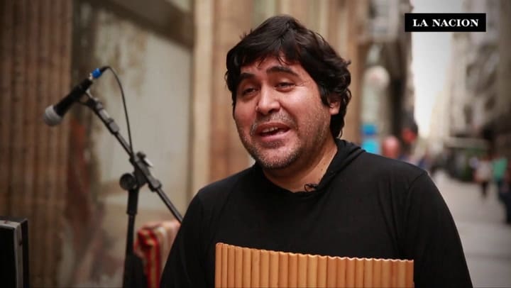 Artistas callejeros: música andina