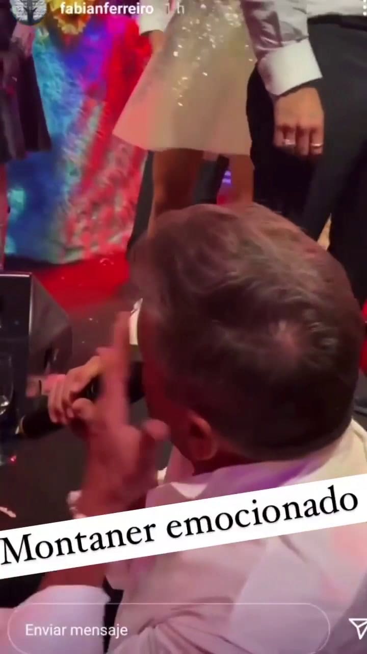 La emoción de Ricardo Montaner mientras cantaba en la boda de su hijo Ricky