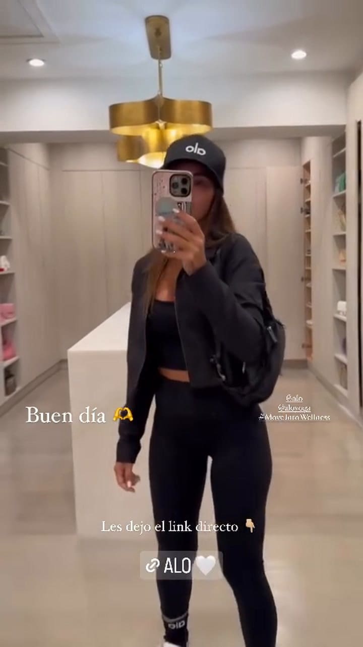 Anto Roccuzzo mostró su cómodo look deportivo para disfrutar del sábado