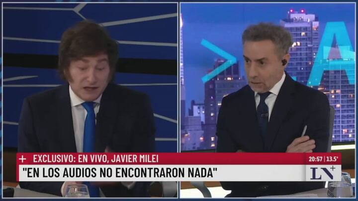 Milei: "El cabeza de lista es el Colo Santilli"