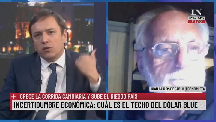 Juan Carlos De Pablo ironizó sobre la advertencia de Di Tullio y las cuevas del dólar