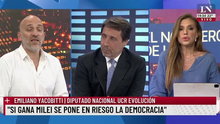 Tenso cruce de Yacobitti en LN+ por la financiación de la campaña de Lousteu