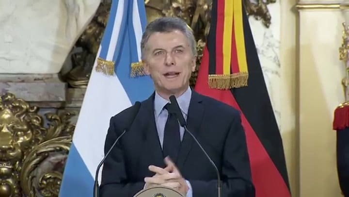 La conferencia de Merkel y Macri en la Casa Rosada