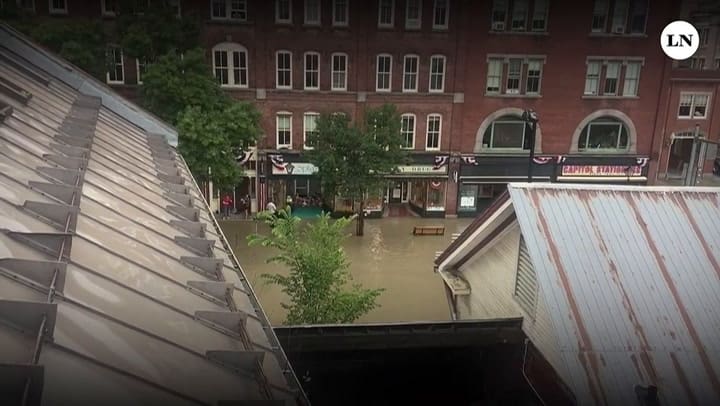 Estados Unidos. Alerta en el estado de Nueva York por las inundaciones