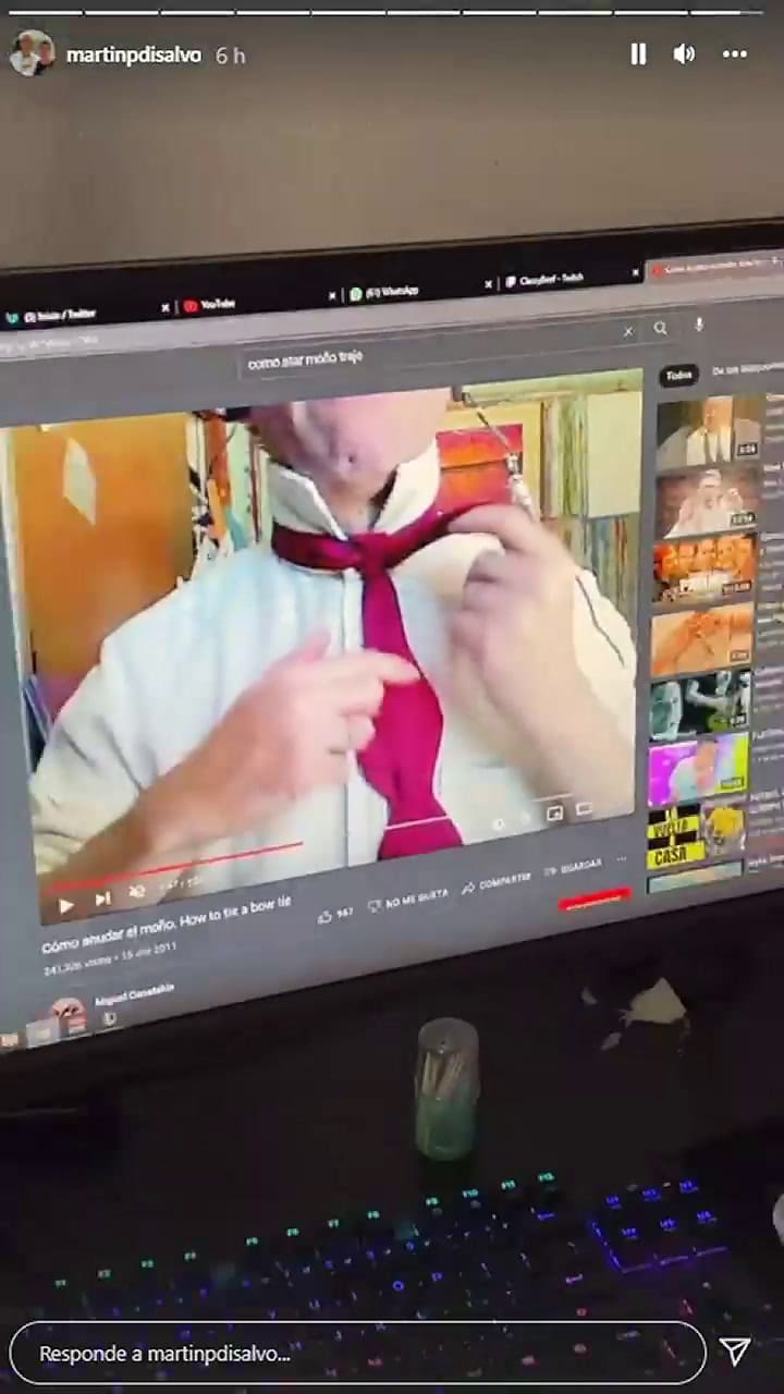 Coscu delató lo que estaba haciendo un amigo antes de los premios