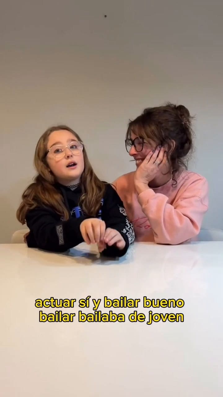 El divertido video de Daniela 'La Chepi' con su hija