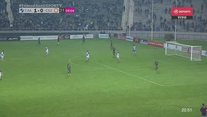 La sentada de San Jorge - Fuente: DeporTV