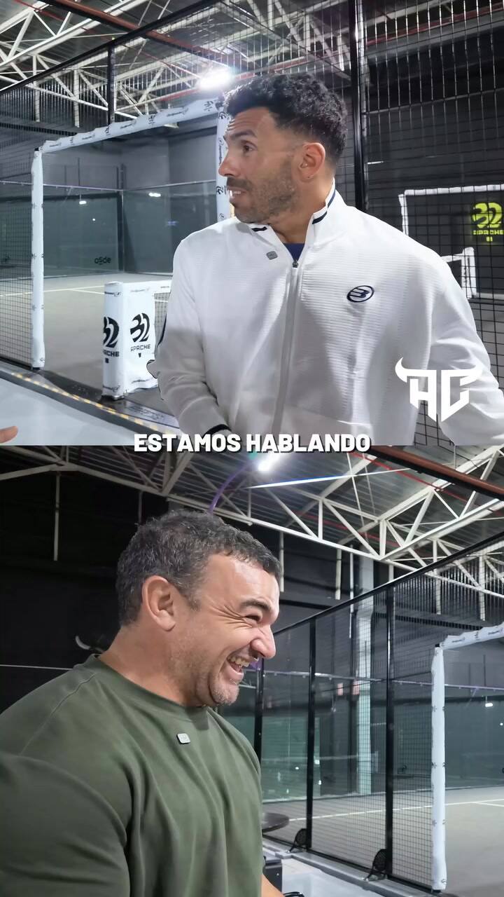 El mano a mano de Tévez con Agustín Creevy
