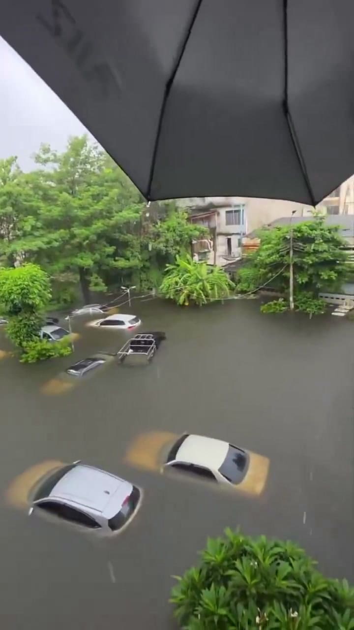 Las fuertes lluvias causaron inundaciones generalizadas en Bangkok