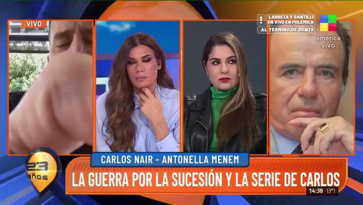 Carlitos Nair contra la serie biográfica de su padre
