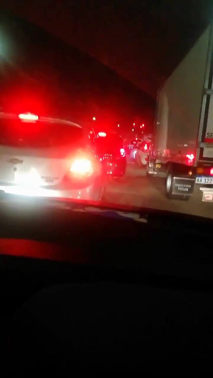 El descargo de una agente de salud por el estancamiento para llegar a su trabajo - Fuente: Twitter