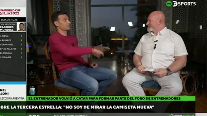 La confesión de Scaloni sobre la tercera estrella