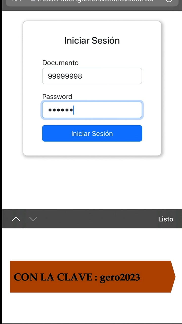 La aplicación para control del voto en las elecciones de Tucumán