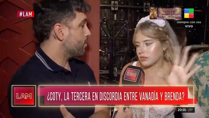 Coti hablo tras el beso con Cristian Vanadia