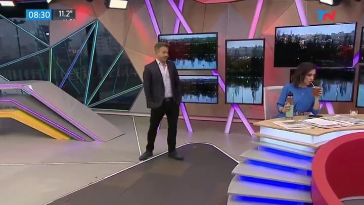 Diego Poggi y Sergio Lapegüe ironizaron sobre la falta de casos de Covid en TN