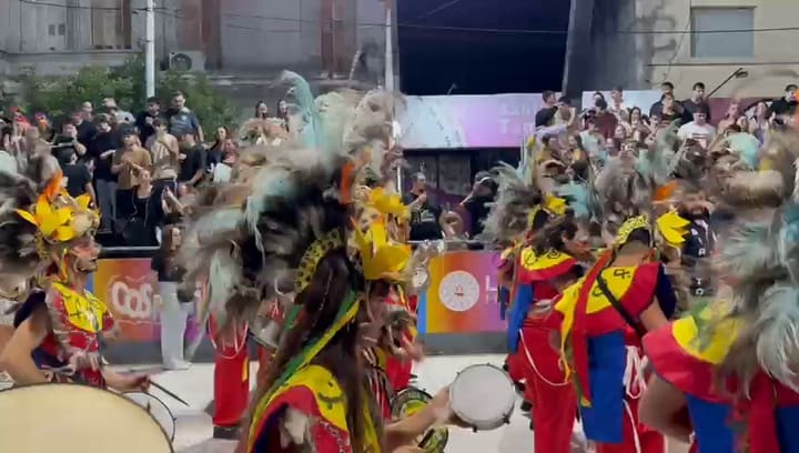 La batucada del Carnaval de Lincoln