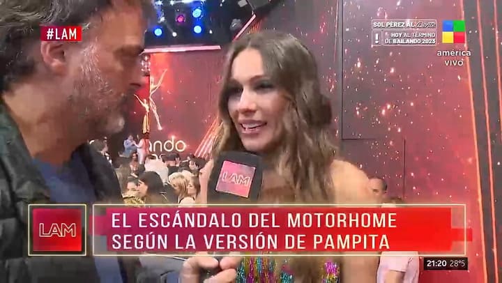 El enojo de Pampita con Mauro Sposato en el Bailando 2023