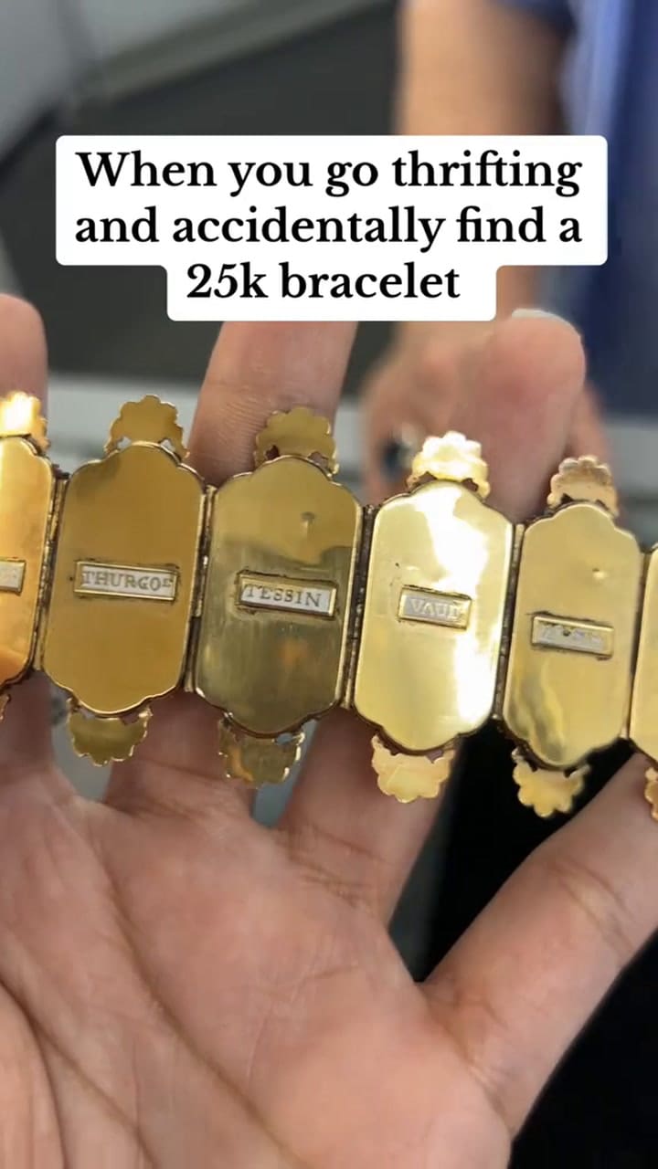 Encontró una pulsera escondida en una iglesia, pensó que no valía nada pero se trataba de un tesoro