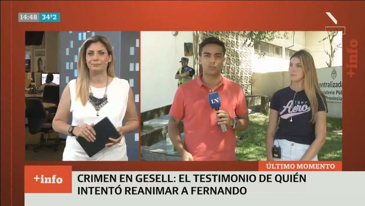 Virginia Perez Antonelli la joven de 17 años que le hizo RCP a Fernando Báez Sosa