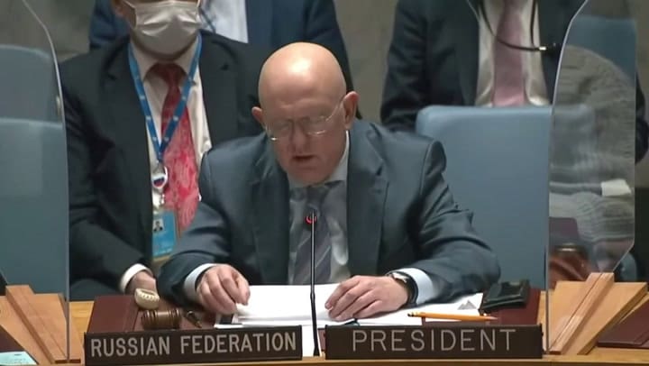 Cruce entre Rusia y Ucrania durante la reunión de emergencia en el Consejo de Seguridad de la ONU