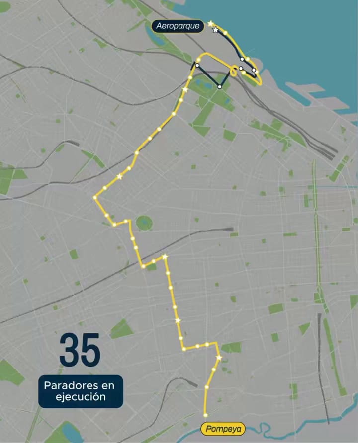 TramBus: ya hay 55 paradores en obra y la Ciudad prevé poner en marcha la T1 en noviembre