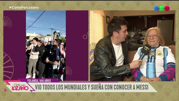 El mensaje de la abuela Yolanda a Lionel Messi