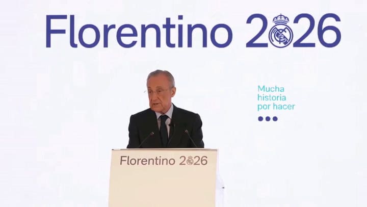 Florentino Pérez celebró la revelación del Papa León XIV
