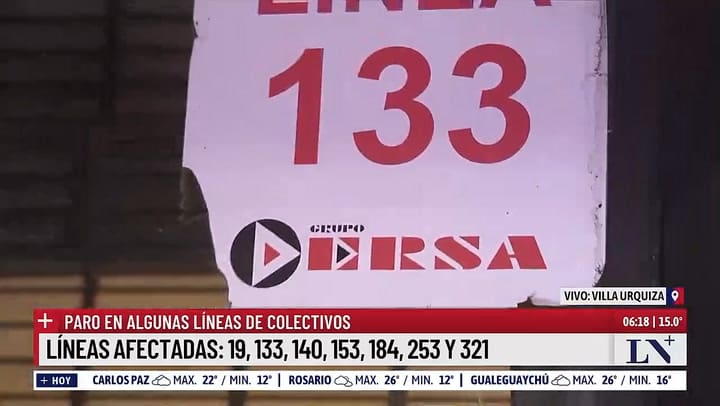 Paro de colectivos