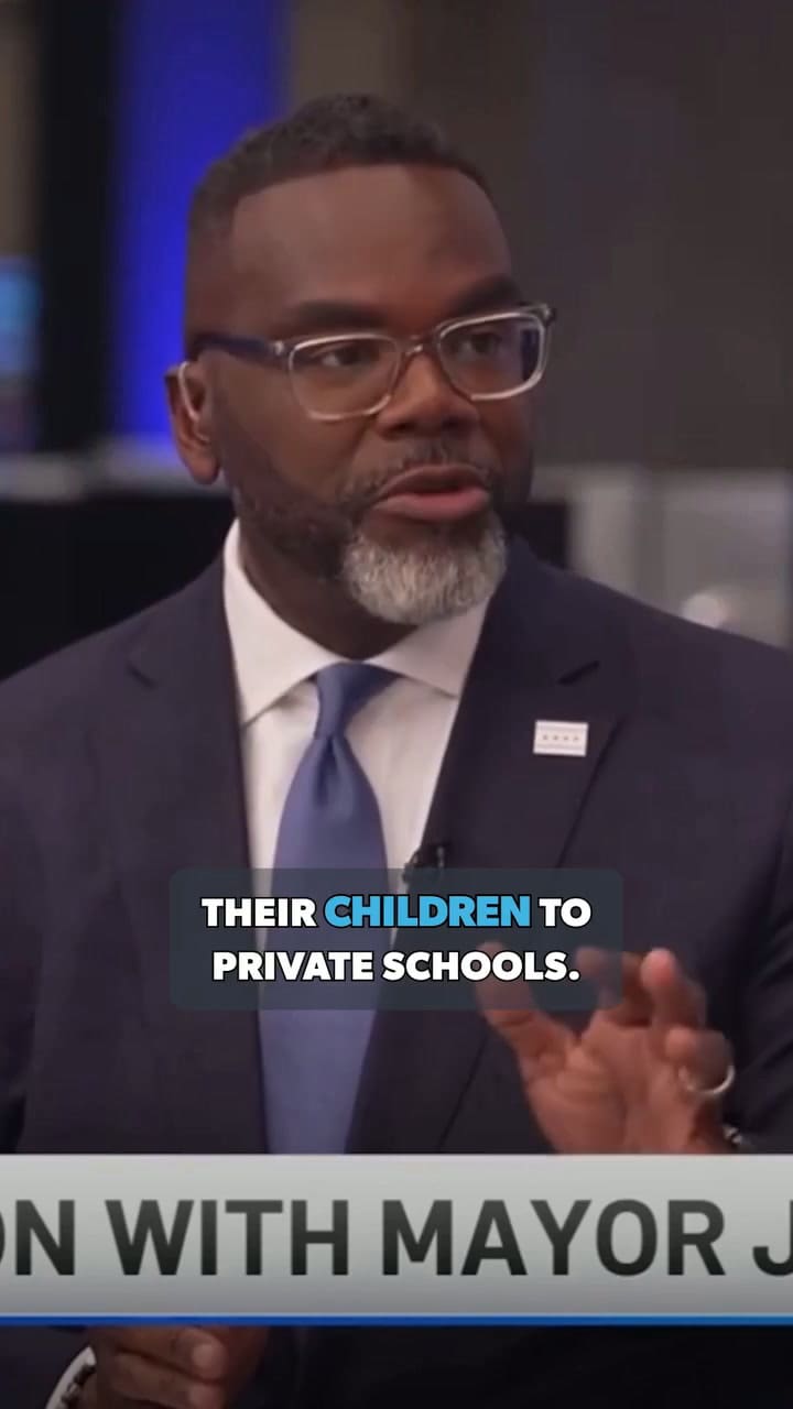 La importancia de las escuelas de Chicago, según el alcalde Brandon Johnson