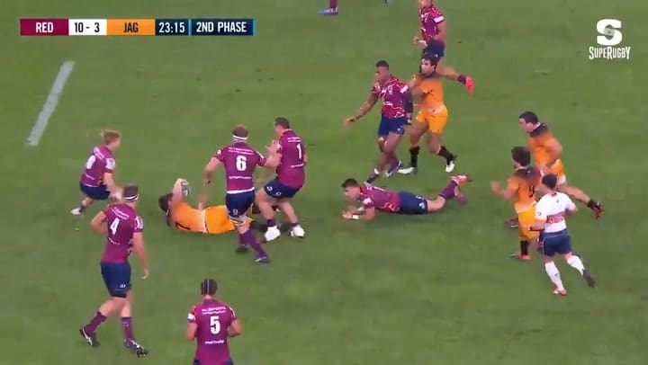 Carreras en Jaguares, donde también jugaba como wing - Fuente: SuperRugby