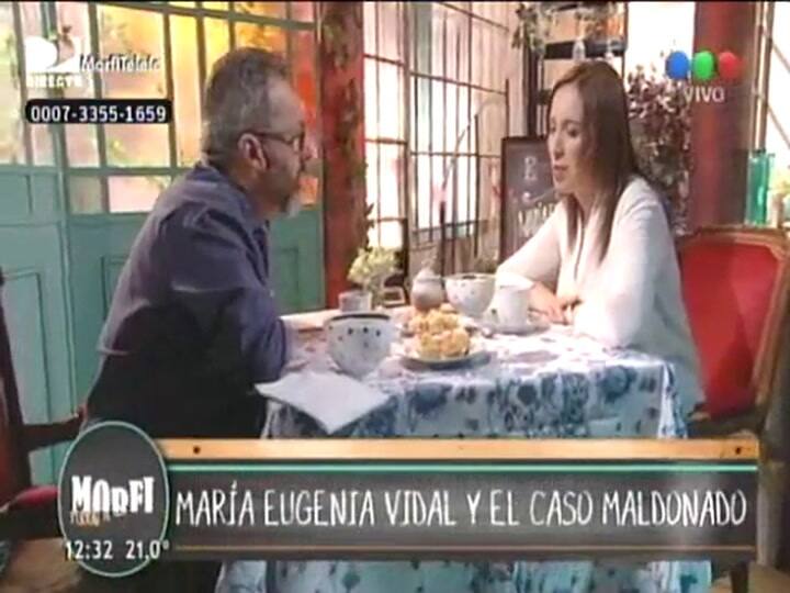 Eugenia Vidal habla sobre Santiago Maldonado