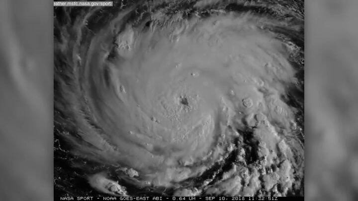 Imágenes de Florence desde el espacio - Fuente: NASA