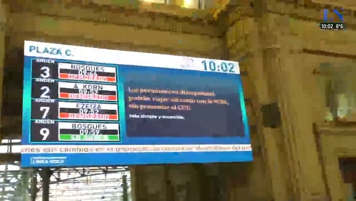 Demoras y cancelaciones en los trenes Roca, Sarmiento y Mitre
